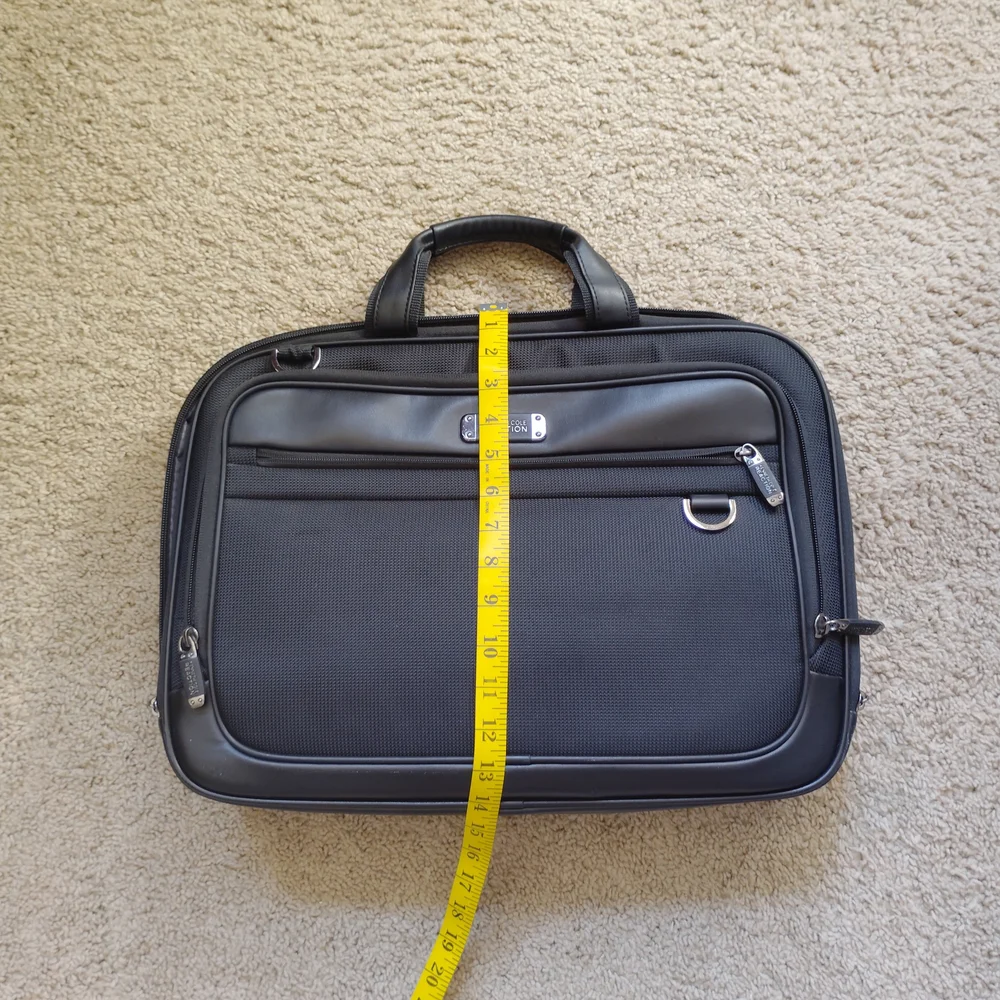 Kenneth Cole Black Laptop Bag